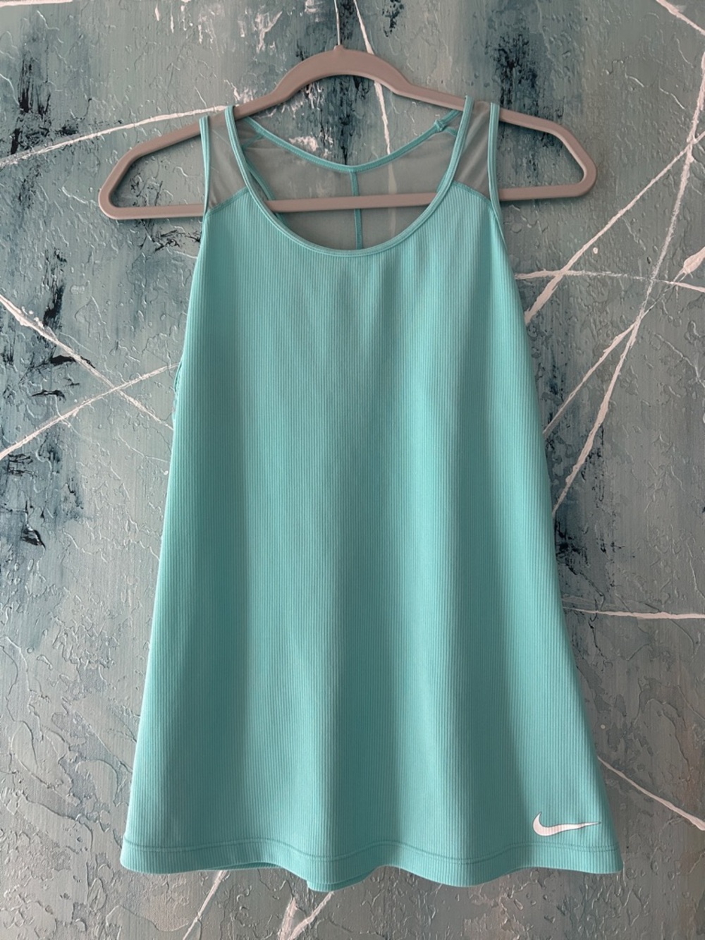 Nike Light Aqua Blue Dri-FIT Athletic Tank